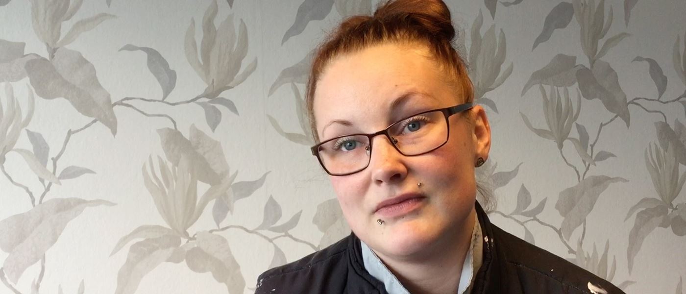 Elev på uddannelse som bygningsmaler